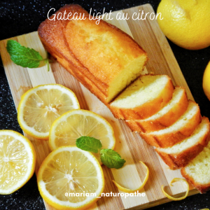 recette healthy gateau light citron